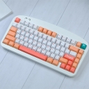 GMK Peach 104+25 PBT Dye-subbed Keycaps Set Cherry Profile for MX Switches Mechanical Gaming Keyboard